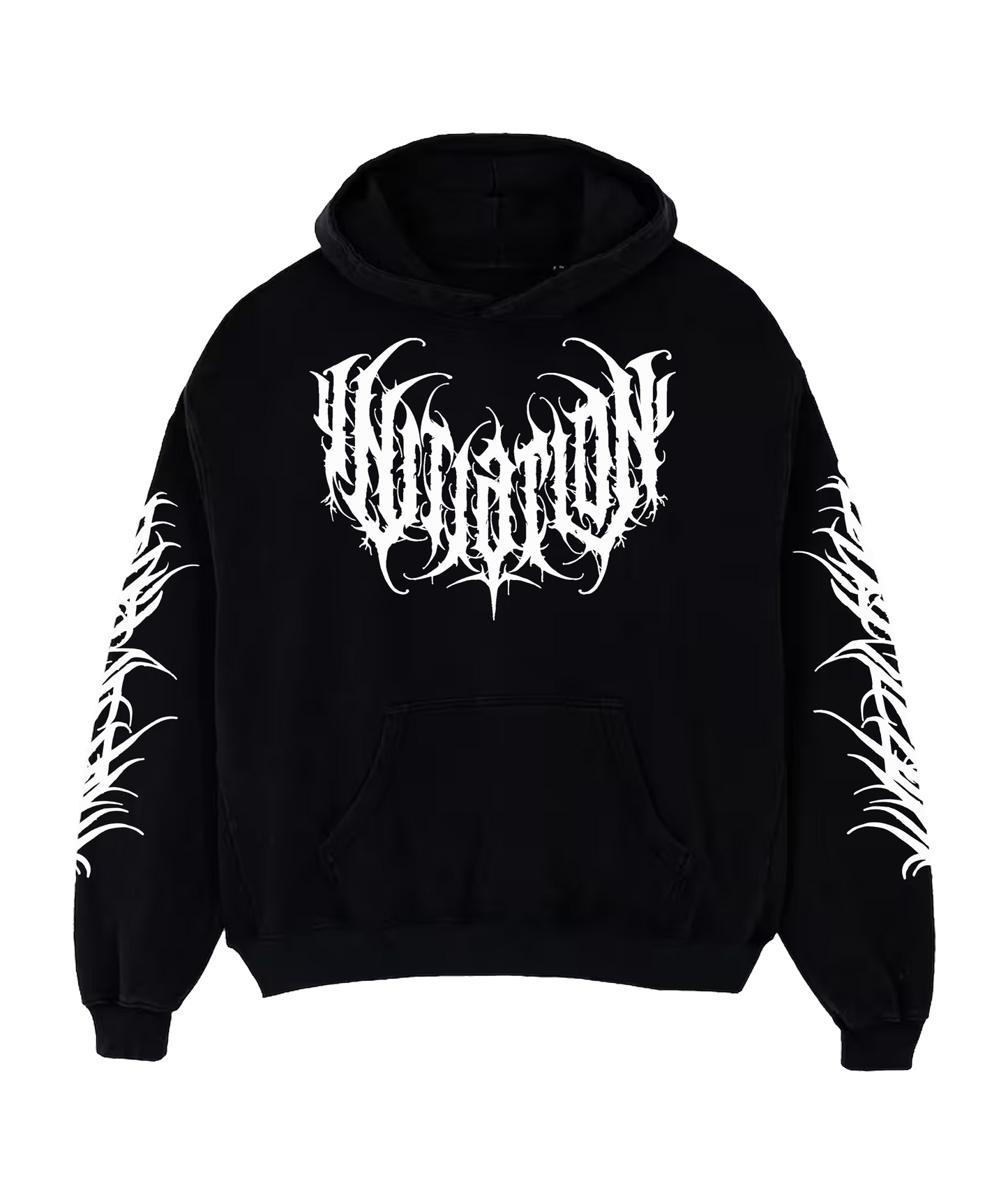 METAL FONT OVERSIZED HOODIE
