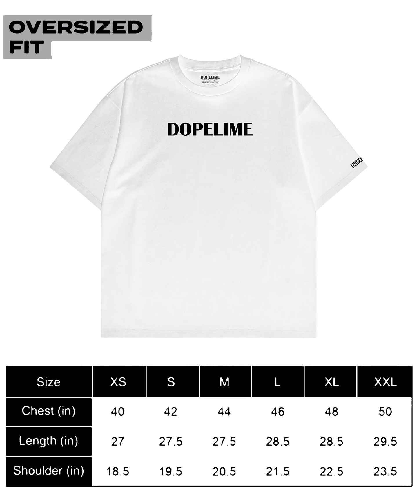 METAL CHAIN OVERSIZED T-SHIRT