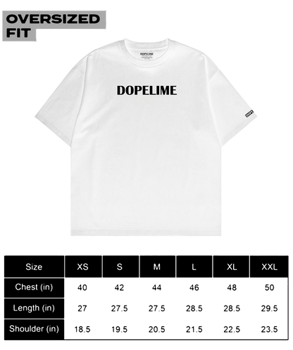 METAL CHAIN OVERSIZED T-SHIRT